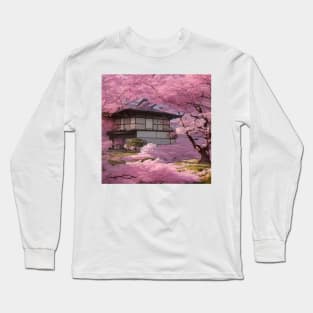 A Pink House at the End of the Street Long Sleeve T-Shirt